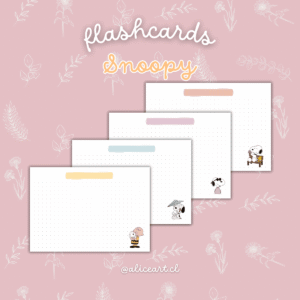 Flashcards "Snoopy"