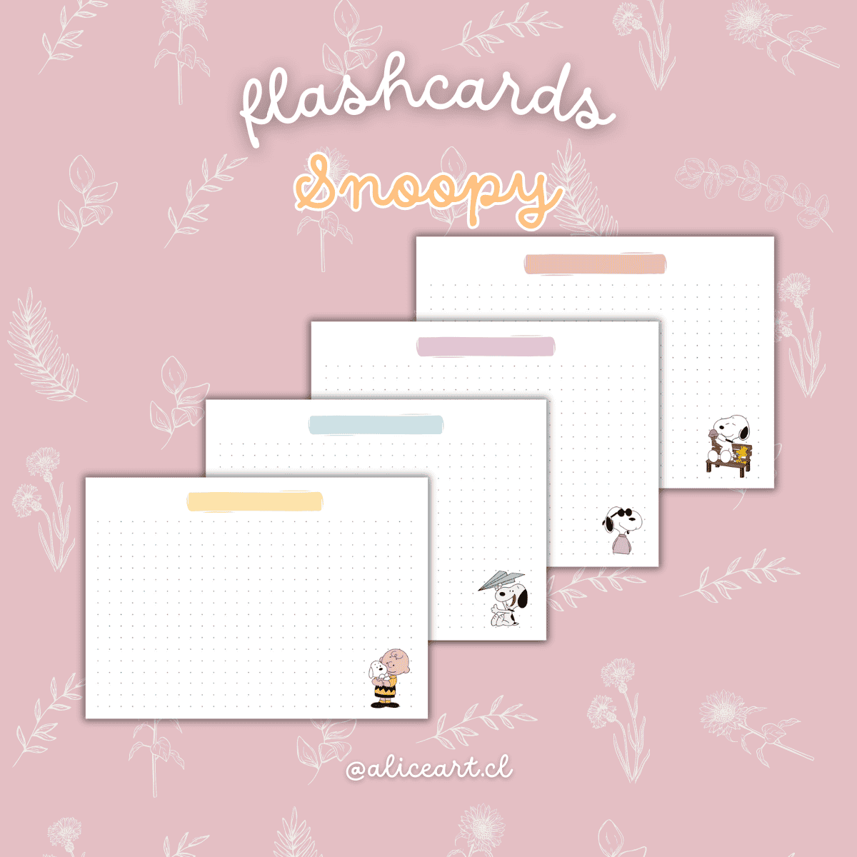 Flashcards "Snoopy"