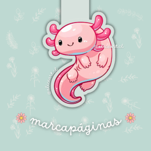Marcapáginas magnético "Ajolote"