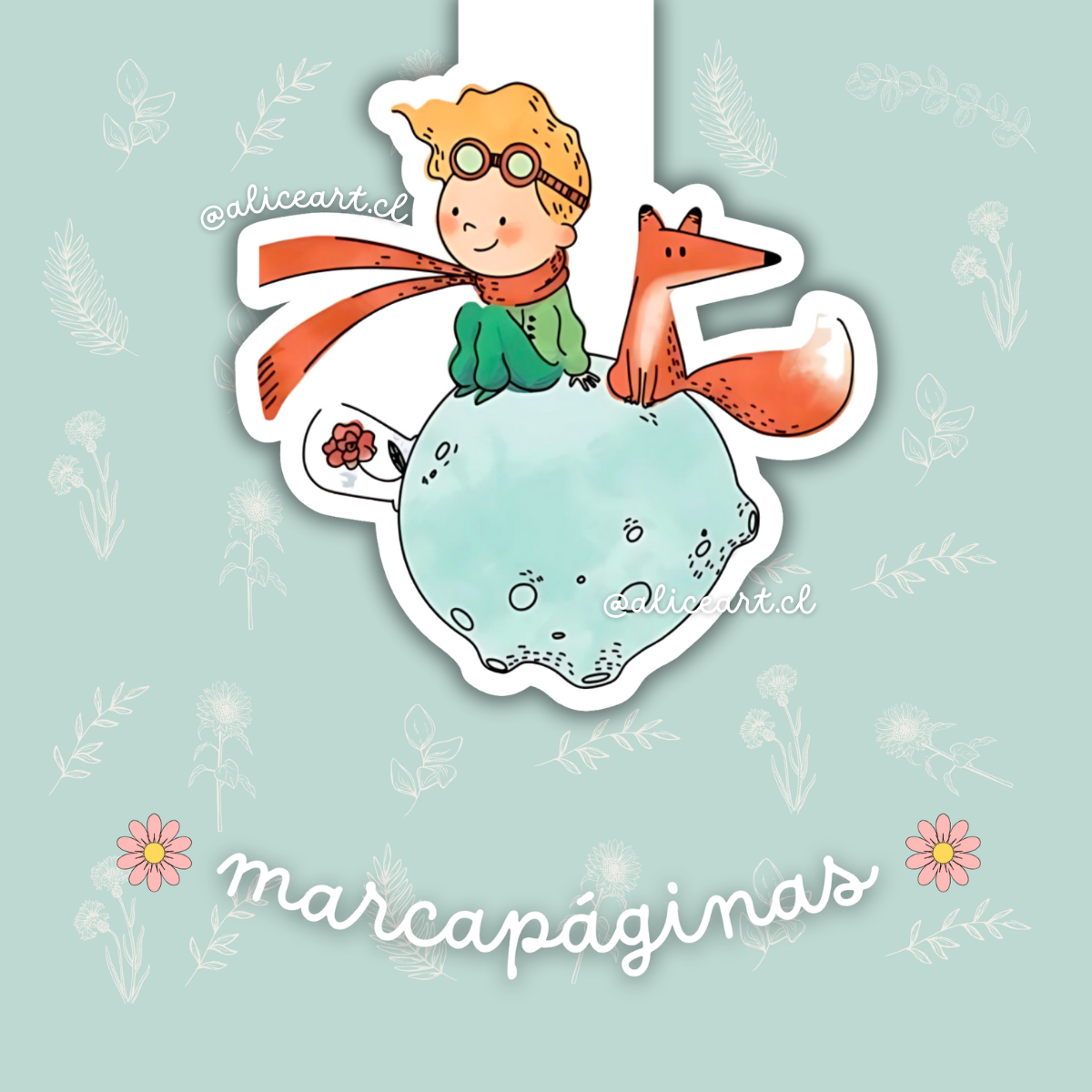 Marcapáginas magnético "El Principito"