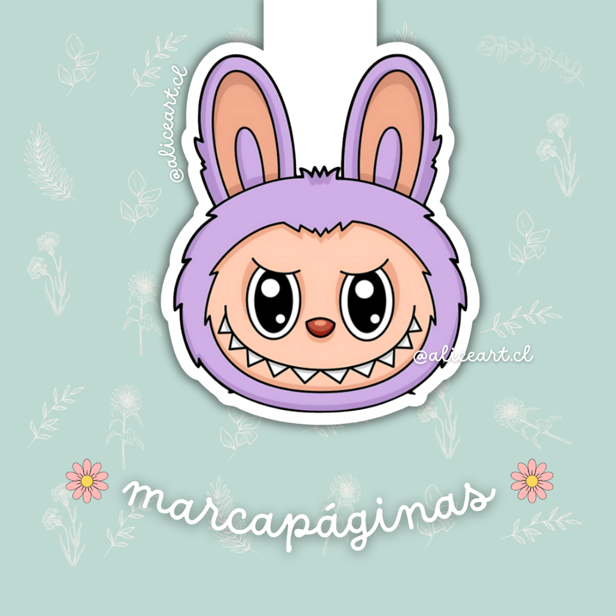 Marcapáginas magnético "Labubu"