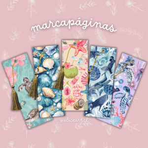 Marcapáginas océano