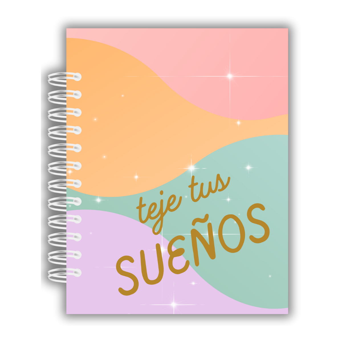 Planner tejedoras con portada elegante y resistente para organizar proyectos